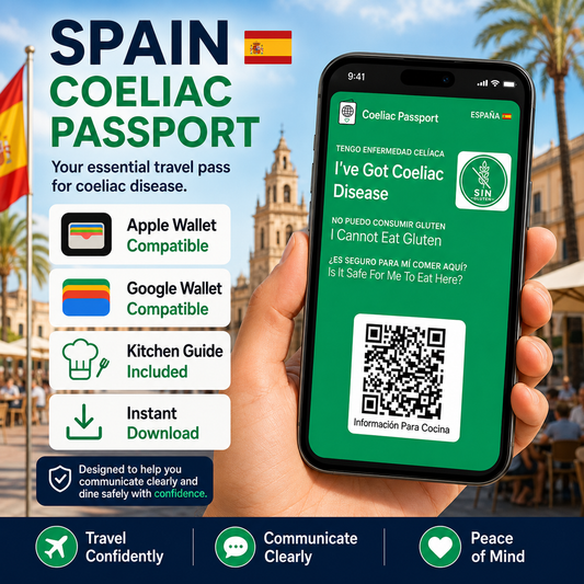 🇪🇸Spain Coeliac Apple/Google Wallet Pass
