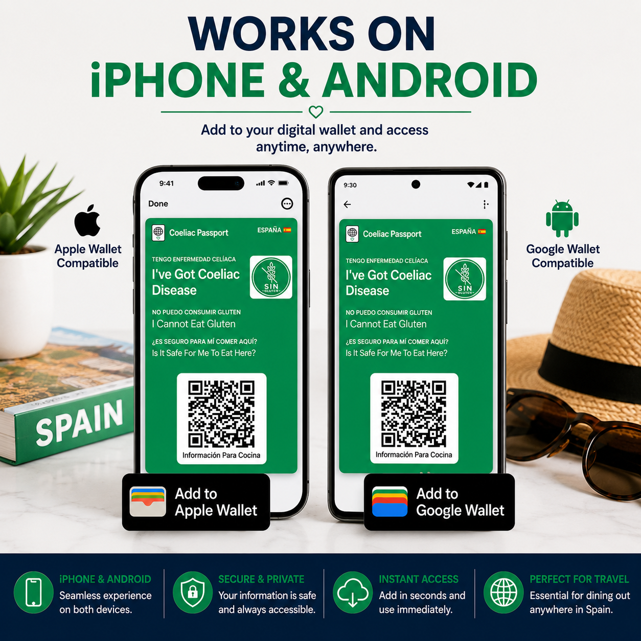 🇪🇸Spain Coeliac Apple/Google Wallet Pass