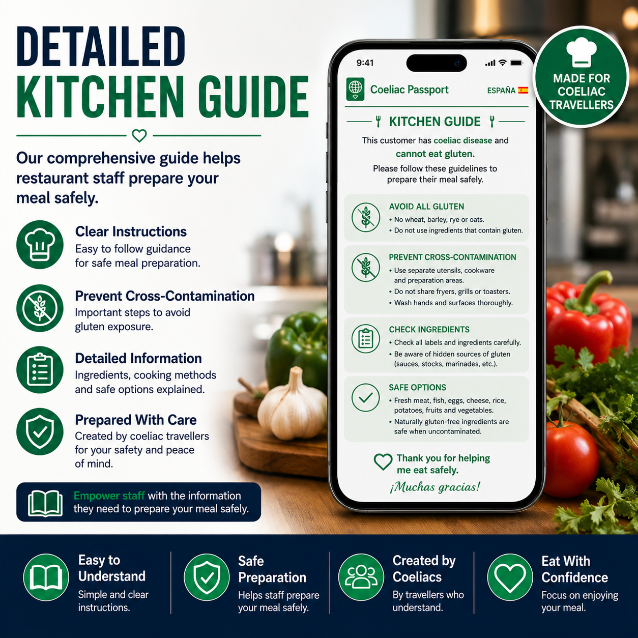 🇪🇸Spain Coeliac Apple/Google Wallet Pass