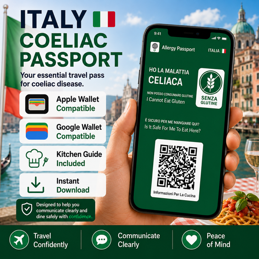 🇮🇹 Italy Coeliac Apple/Google Wallet Pass