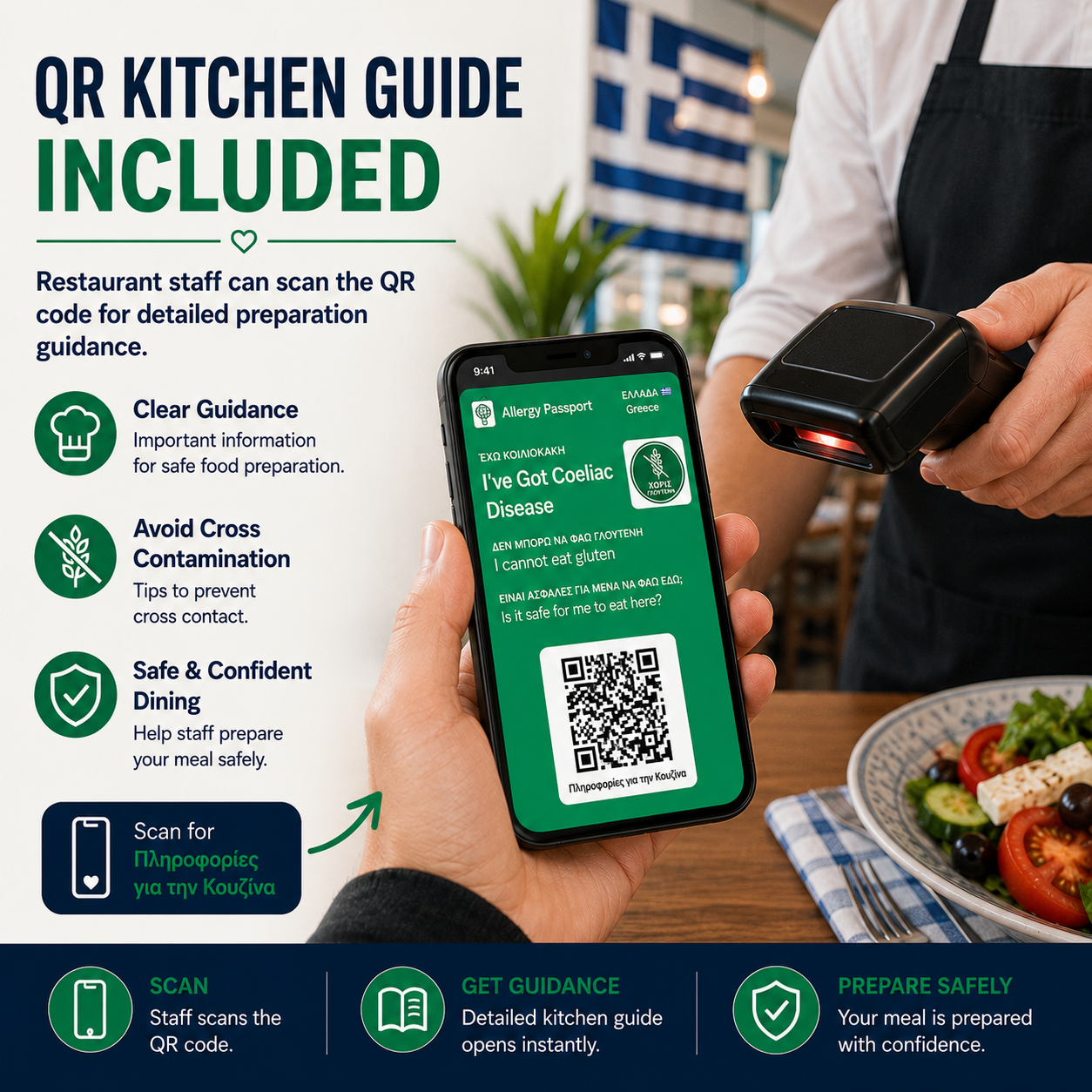 🇬🇷Greece Coeliac Apple/Google Wallet Pass