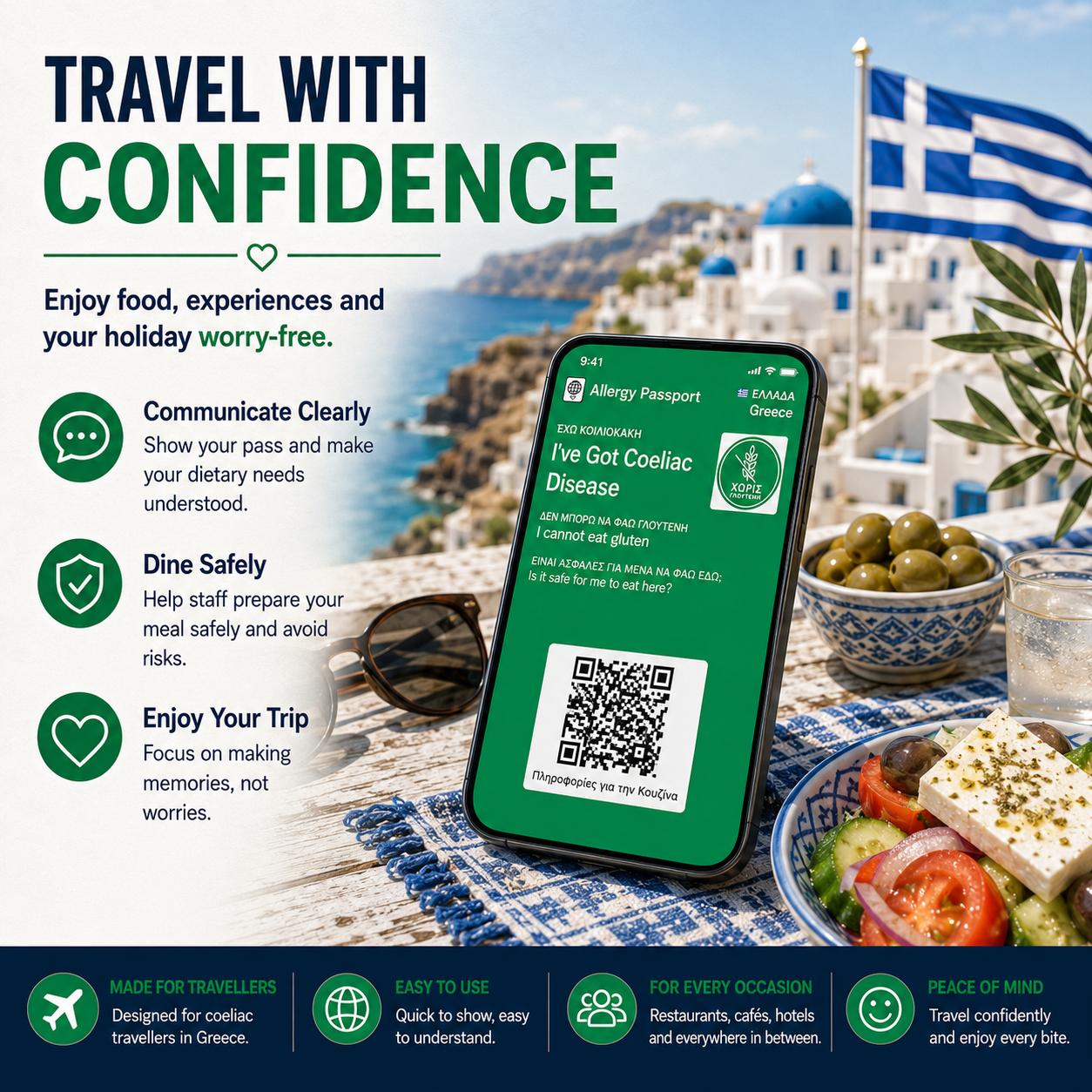 🇬🇷Greece Coeliac Apple/Google Wallet Pass